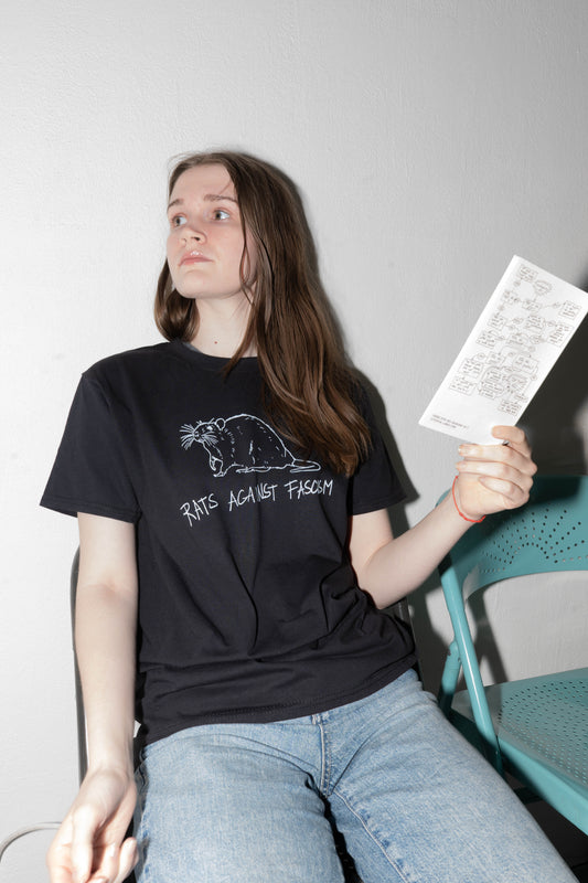 RATS AGAINST FASCISM t-shirt