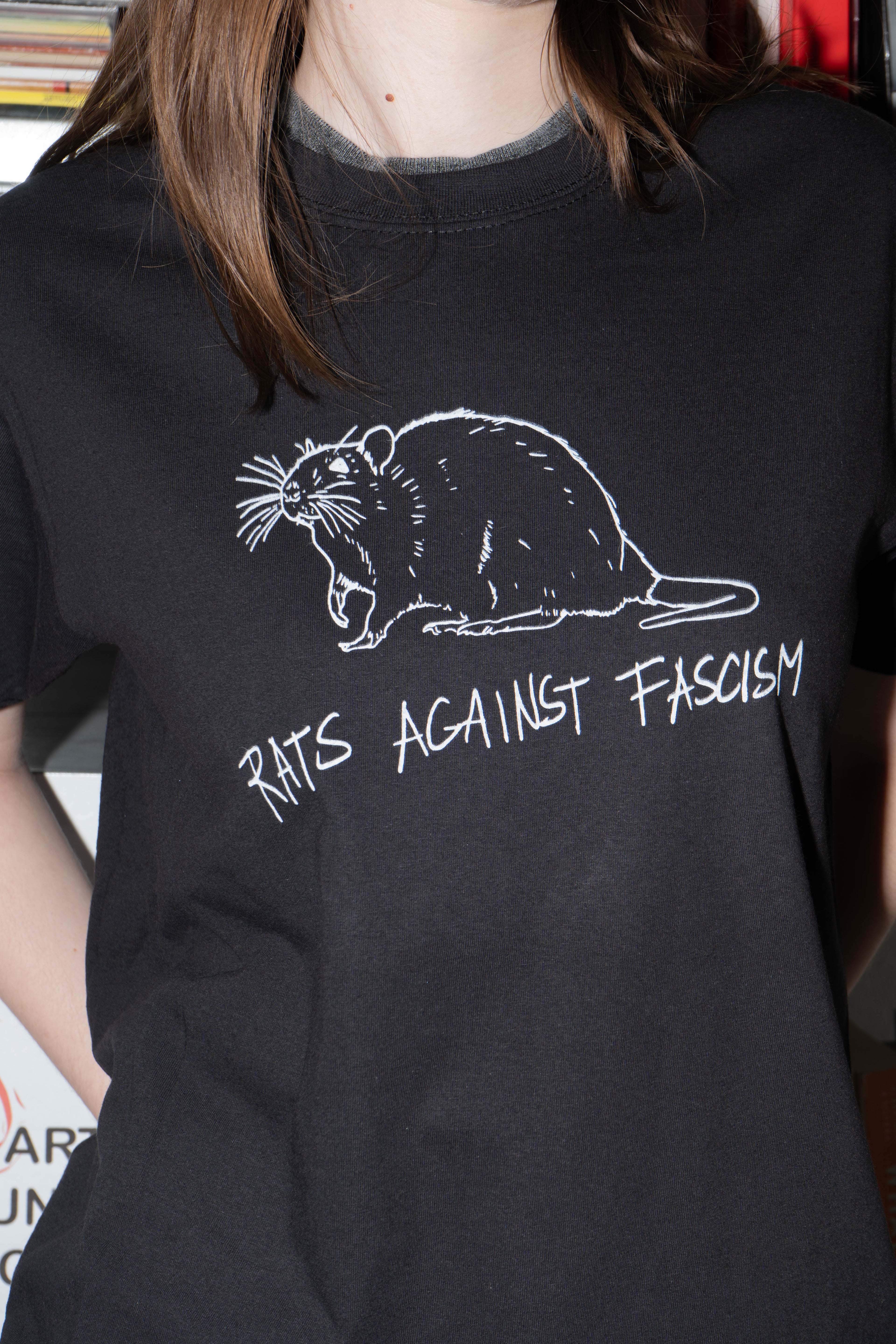 RATS AGAINST FASCISM t-shirt