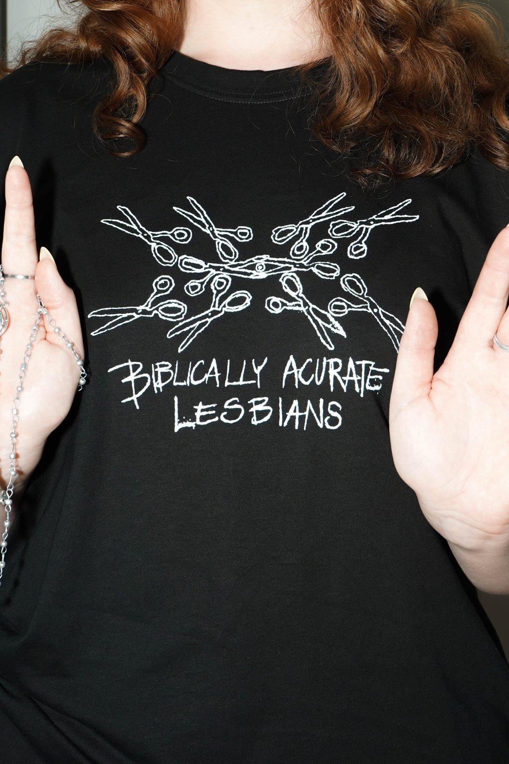 BIBLICALLY AC(C)URATE LESBIANS t-shirt